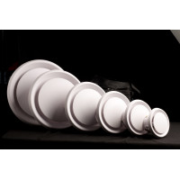 Round Ceiling Diffuser 150mm Made of Impact Resistant ABS Plastic